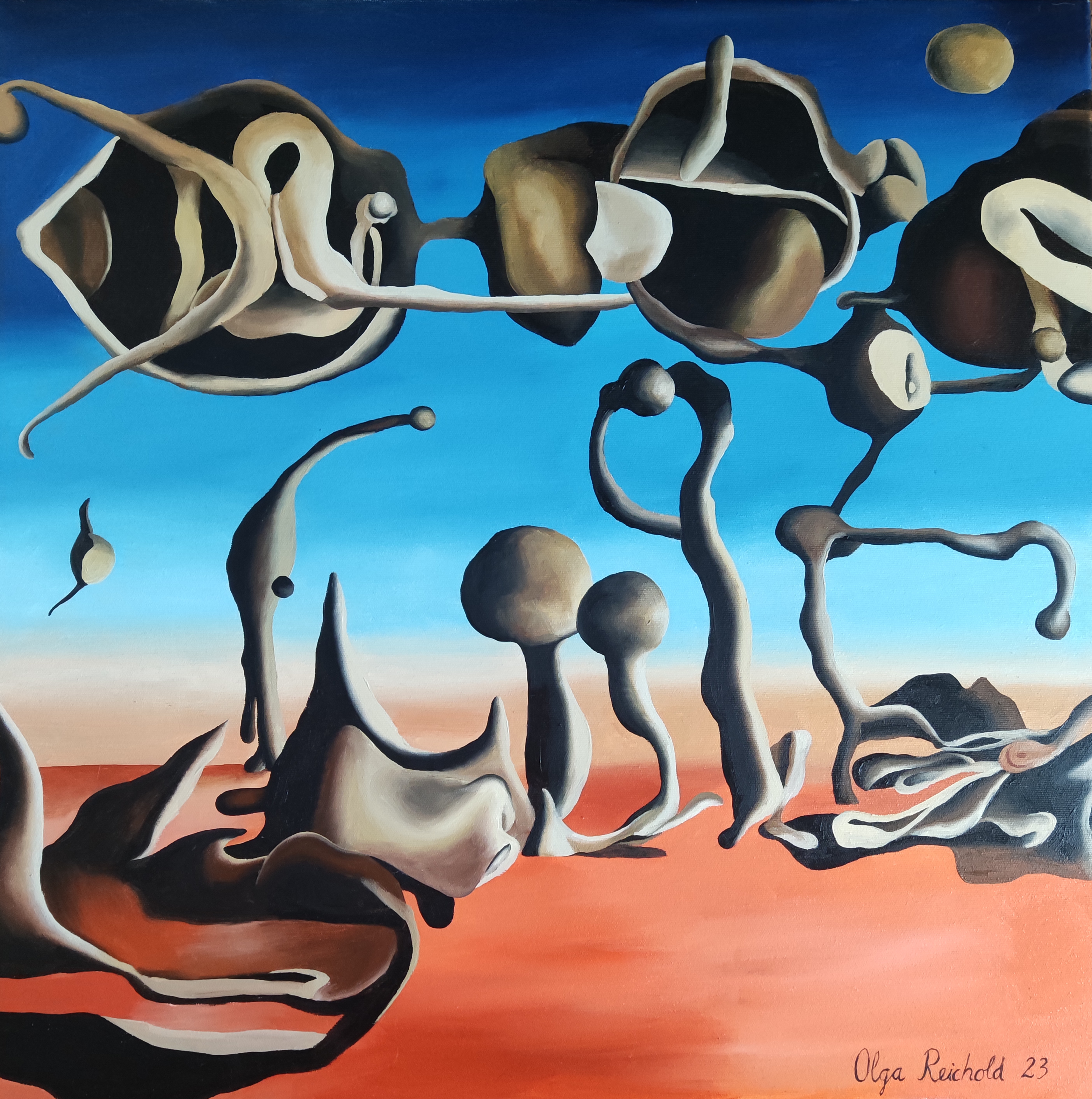 Psilocybin Ölbild Olga Reichold