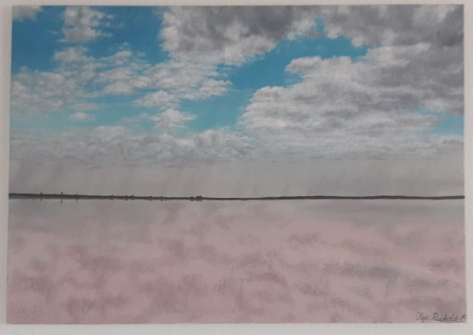 Landschaft Krim Ölgemälde Olga Reichold