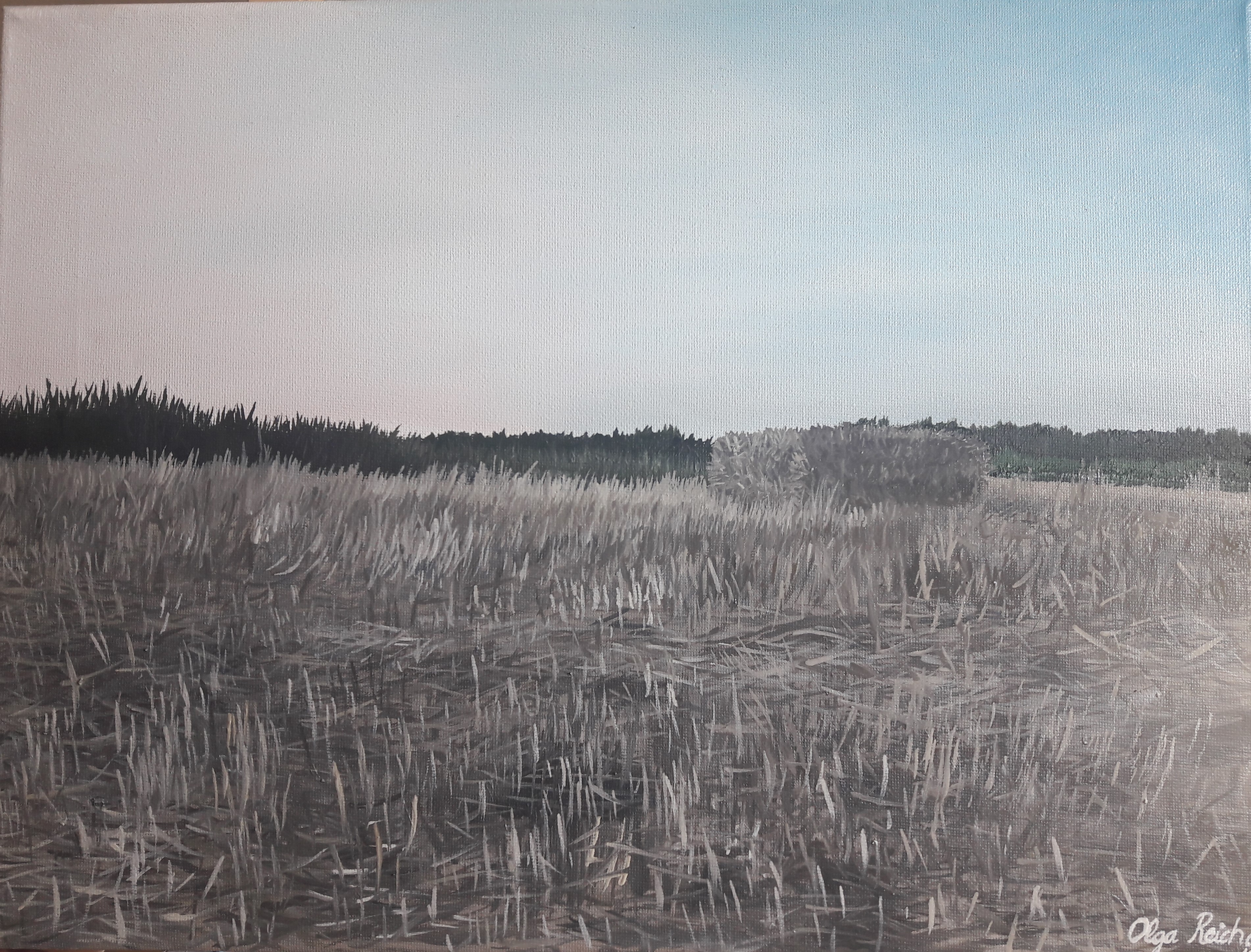 Landschaft Franken Ölgemälde Olga Reichold